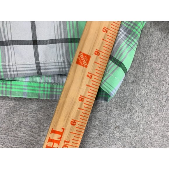 Nike Tour Performance Plaid‎ Dri Fit Golf Shorts (Men's 38) Green - Picture 9 of 11